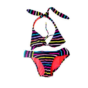 Victoria’s Secret Bikini Multicolor Striped Halter - Size S/P